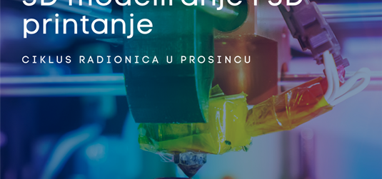 Radionice u prosincu Studentskog poduzetničkog inkubatora na temu 3D modeliranja i 3D printanja